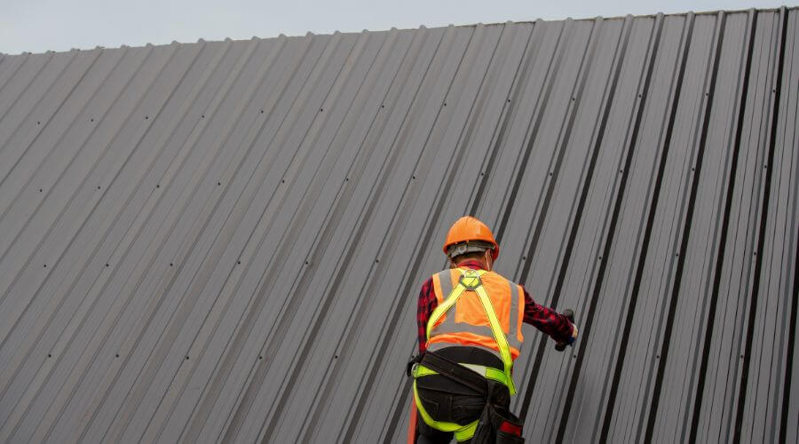 Professional metal roof installation services in Swan, IA